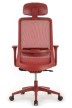 Кресло для персонала Riva Design Chair WORK W-218C красная сетка - 4